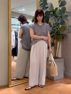 「パンツスタイル」｜yukaさん（レディース・170cm・40代）の夏コーディネート