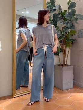 「パンツスタイル」｜yukaさん（レディース・170cm・40代）の夏コーディネート