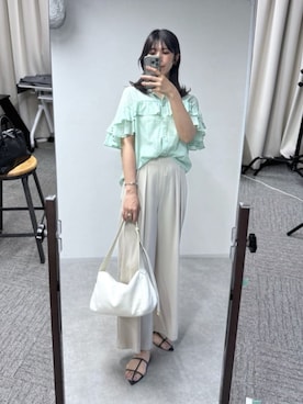 「パンツスタイル」｜yukaさん（レディース・170cm・40代）の夏コーディネート