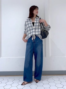 「アイテム（チョーカー）」を使った、yukaさん（レディース・170cm・40代）の夏コーディネート