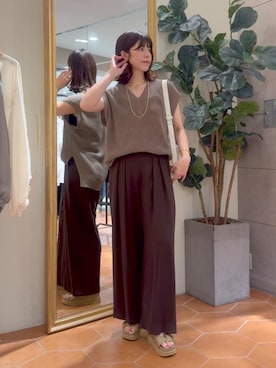 「パンツスタイル」｜yukaさん（レディース・170cm・40代）の夏コーディネート