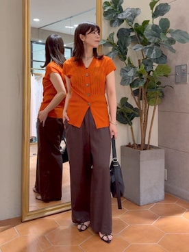 yukaさん（骨格ナチュラル・レディース・170cm）の夏コーディネート