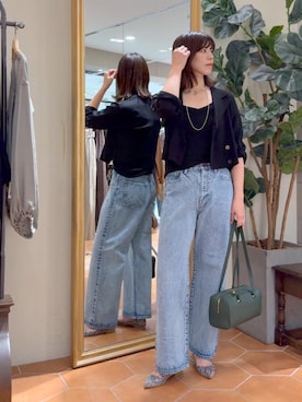 「アイテム（パンプス）」を使った、yukaさん（レディース・170cm・40代）の夏コーディネート