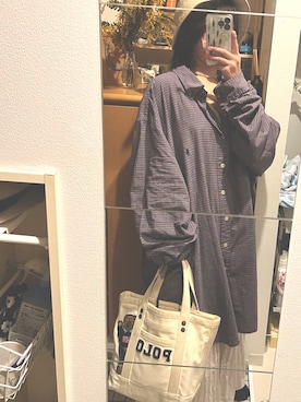 「Ralph Lauren」｜「アイテム（アクセサリー）」を使った、くるみさん（レディース・152cm）の春コーディネート