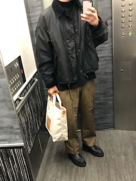 「Paraboot」｜「アイテム（その他アウター）」を使った、tatsunokoさん（メンズ・165cm）の秋コーディネート