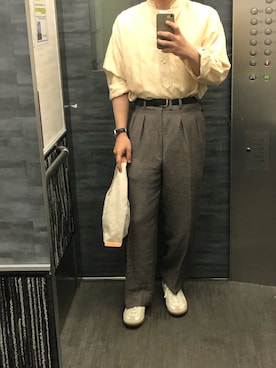 「REPRODUCTION OF FOUND（リプロダクションオブファウンド）のアイテム」を使った、tatsunokoさん（メンズ・165cm）の春コーディネート