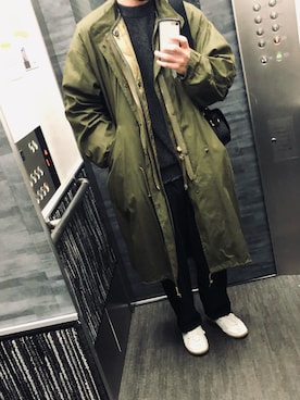 「MAATEE&SONS」｜tatsunokoさん（メンズ・165cm）の冬コーディネート