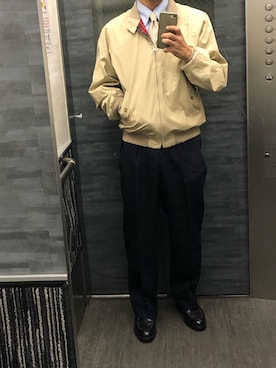 「UNITED ARROWS（ユナイテッドアローズ）のアイテム（パンツ）」を使った、tatsunokoさん（メンズ・165cm）の秋コーディネート