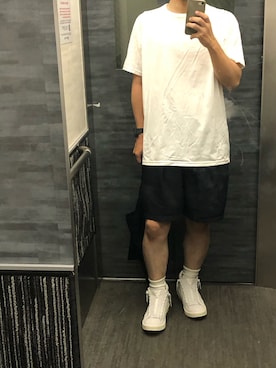 「アイテム（デジタル腕時計）」を使った、tatsunokoさん（メンズ・165cm）の夏コーディネート
