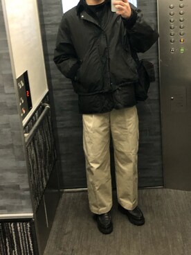 「united arrows」｜「アイテム（腕時計）」を使った、tatsunokoさん（メンズ・165cm）の冬コーディネート