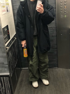 「MAATEE&SONS」｜tatsunokoさん（メンズ・165cm）の冬コーディネート