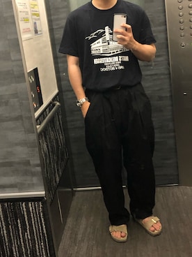 「MAATEE&SONS」｜tatsunokoさん（メンズ・165cm）の夏コーディネート