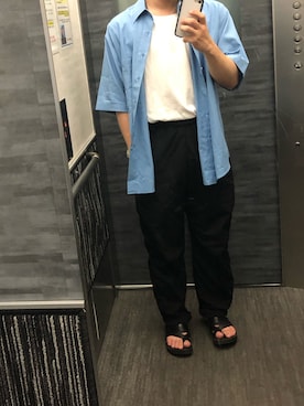 「AURALEE」｜tatsunokoさん（メンズ・165cm）の夏コーディネート