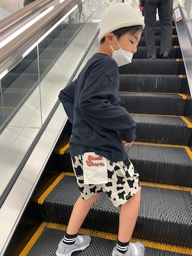 「アイテム（サンダル）」を使った、aik♡mama♛さん（キッズ・125cm）の春コーディネート