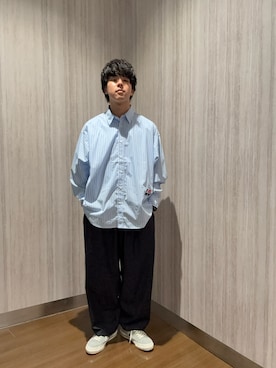 「LOTTO（ロット）のアイテム」を使った、もりうちさん（メンズ・174cm）の春コーディネート