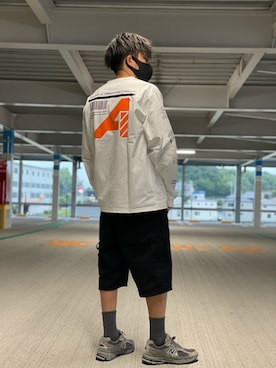 「マスク」｜Asai.Hirotoさん（メンズ・177cm）の夏コーディネート