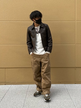 「羊革」｜Asai.Hirotoさん（メンズ・177cm）の秋コーディネート