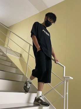 「マスク」｜Asai.Hirotoさん（メンズ・177cm）の夏コーディネート