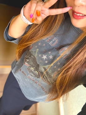 「no brand（ノーブランド）のアイテム（スカート）」を使った、kさん（レディース・160cm）の夏コーディネート