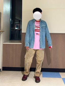 「Supreme （シュプリーム）のアイテム」を使った、Naoyaさん（メンズ・163cm）の春コーディネート