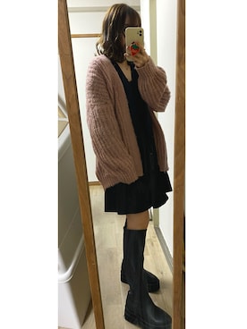 「いいね返し」｜「アイテム（チュニック）」を使った、𝑁𝑎𝑛𝑎 ⸝⸝ @  さん（レディース・149cm）の秋コーディネート