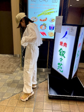「いいね返し」｜「アイテム（帽子）」を使った、𝑁𝑎𝑛𝑎 ⸝⸝ @  さん（レディース・149cm）の夏コーディネート