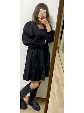 「いいね返し」｜「アイテム（チュニック）」を使った、𝑁𝑎𝑛𝑎 ⸝⸝ @  さん（レディース・149cm）の秋コーディネート