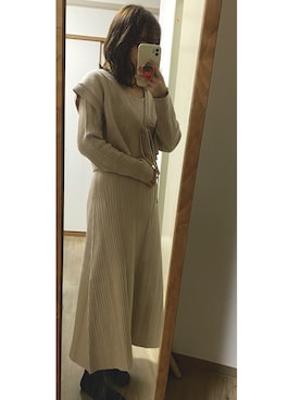 「archives（アルシーヴ）のアイテム」を使った、𝑁𝑎𝑛𝑎 ⸝⸝ @  さん（レディース・149cm）の秋コーディネート