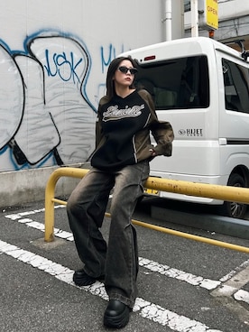 「ENVYM（アンビー）のアイテム」を使った、envym_officialさん（レディース・156cm）の冬コーディネート