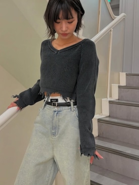 「ENVYM（アンビー）のアイテム」を使った、envym_officialさん（レディース・152cm）の春コーディネート