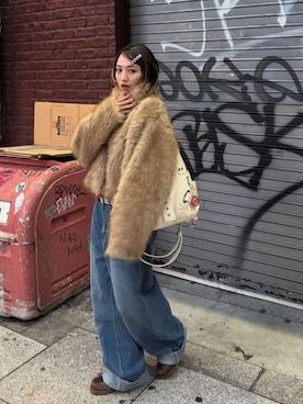 「ENVYM（アンビー）のアイテム」を使った、envym_officialさん（レディース・153cm）の秋コーディネート