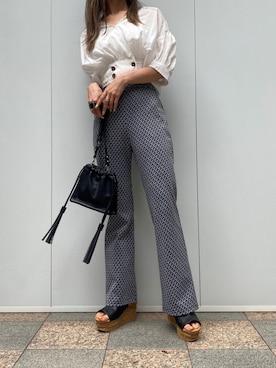 「ブラウスコーデ」｜envym_officialさん（レディース・160cm）の夏コーディネート