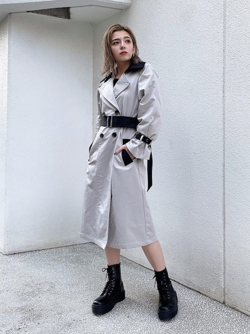 ENVYM トレンチコート ENVYMenvym_officialさんのトレンチコートを使った