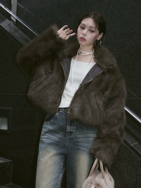 「ENVYM（アンビー）のアイテム」を使った、envym_officialさん（レディース・163cm）の秋コーディネート