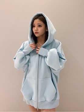 「ENVYM（アンビー）のアイテム」を使った、envym_officialさん（レディース・156cm）の冬コーディネート