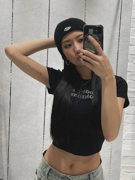 「ENVYM（アンビー）のアイテム」を使った、envym_officialさん（レディース・161cm）の春コーディネート