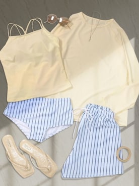 「OSYAREVO（オシャレボ）の【公式】インスタグラム（その他、その他）」を使った、【公式】OSYAREVOさん（レディース・160cm）の夏コーディネート