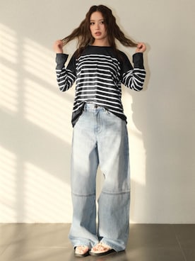 「アイテム（水着/着物・浴衣）」を使った、OSYAREVOさん（レディース・167cm）の秋コーディネート