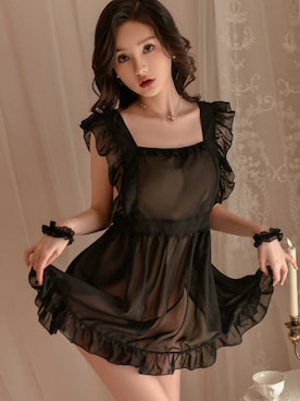 「アイテム（アンダーウェア）」を使った、OSYAREVOさん（レディース・167cm）の冬コーディネート