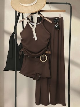 「OSYAREVO（オシャレボ）の【公式】インスタグラム（その他、その他）」を使った、【公式】OSYAREVOさん（レディース・160cm）の夏コーディネート