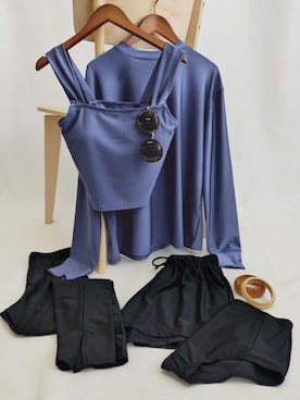 「アイテム（水着/着物・浴衣）」を使った、OSYAREVOさん（レディース・167cm）の秋コーディネート