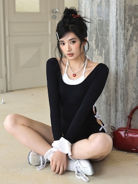 「アイテム（水着）」を使った、【公式】OSYAREVOさん（レディース・167cm）の春コーディネート