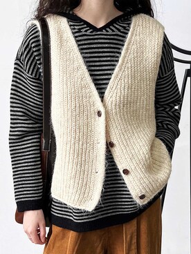 【公式】OSYAREVOさん（レディース・166cm）の春コーディネート