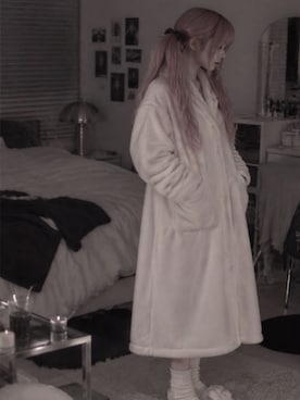 「アイテム（ルームウェア）」を使った、【公式】OSYAREVOさん（レディース・155cm）の秋コーディネート