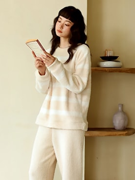 「アイテム（ルームウェア）」を使った、OSYAREVOさん（レディース・167cm）の冬コーディネート