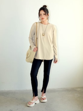 【公式】OSYAREVOさん（レディース・167cm）の冬コーディネート