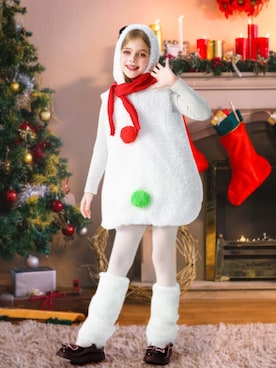 「アイテム（コスチューム/パーティーグッズ）」を使った、OSYAREVOさん（キッズ・130cm）の冬コーディネート