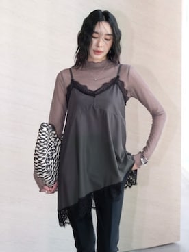 「OSYAREVO（オシャレボ）のアイテム」を使った、【公式】OSYAREVOさん（レディース・165cm）の秋コーディネート