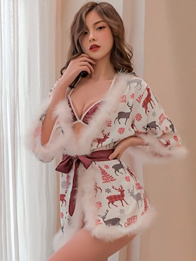 「アイテム（アンダーウェア）」を使った、OSYAREVOさん（レディース・166cm）の秋コーディネート