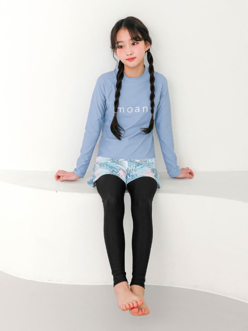 「キッズコーデ、キッズファッション、キッズ、女の子、女の子コーデ、旅行コーデ、旅行、海、海コーデ、夏コーデ、夏、夏コーデ、OSYAREVO、水着、プチプラ」｜「OSYAREVOの【公式】インスタグラム（その他、その他）」を使った、OSYAREVOさん（キッズ・139cm）の夏コーディネートの1枚目の写真